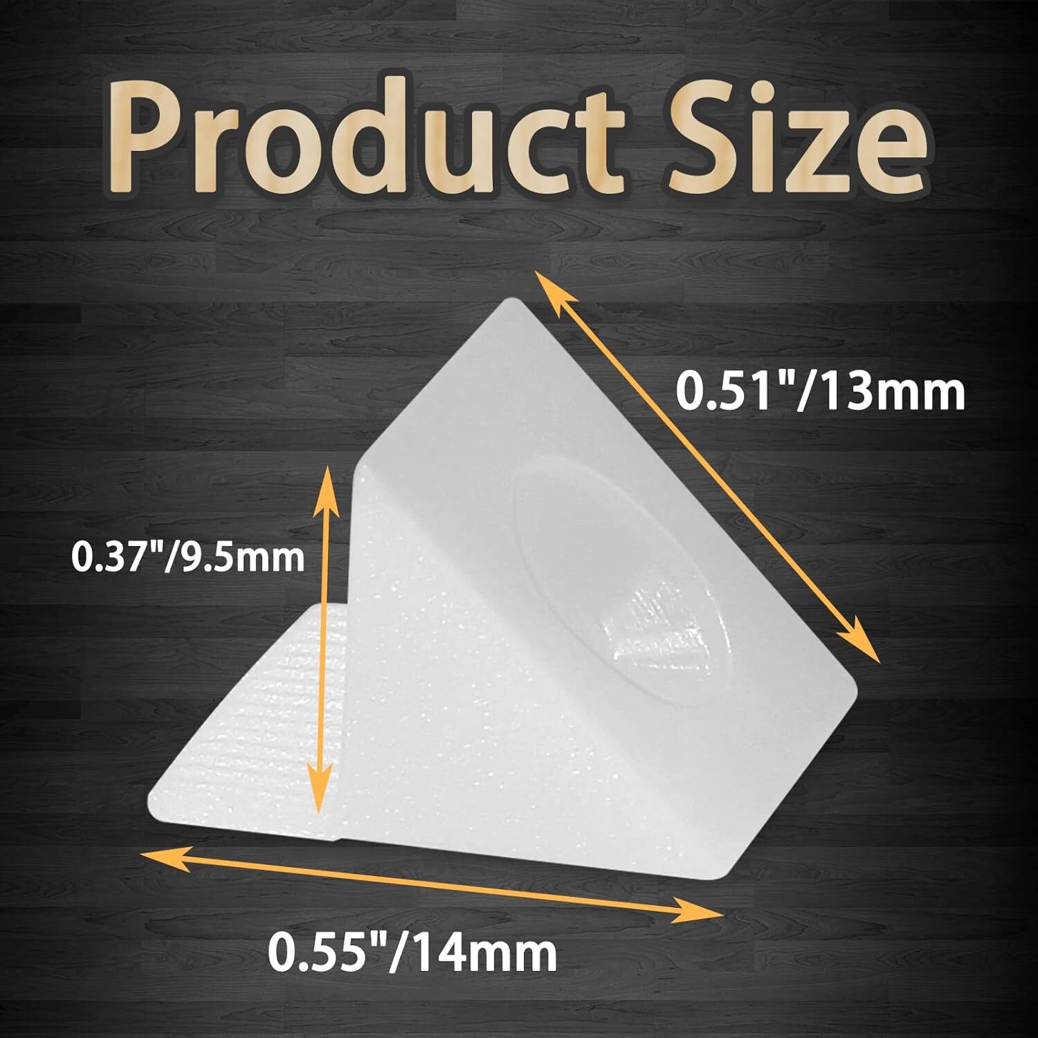 100 Pcs Drawer Wedges Plastic Sagging Furniture Bottom Support Brackets Repair.. gallery