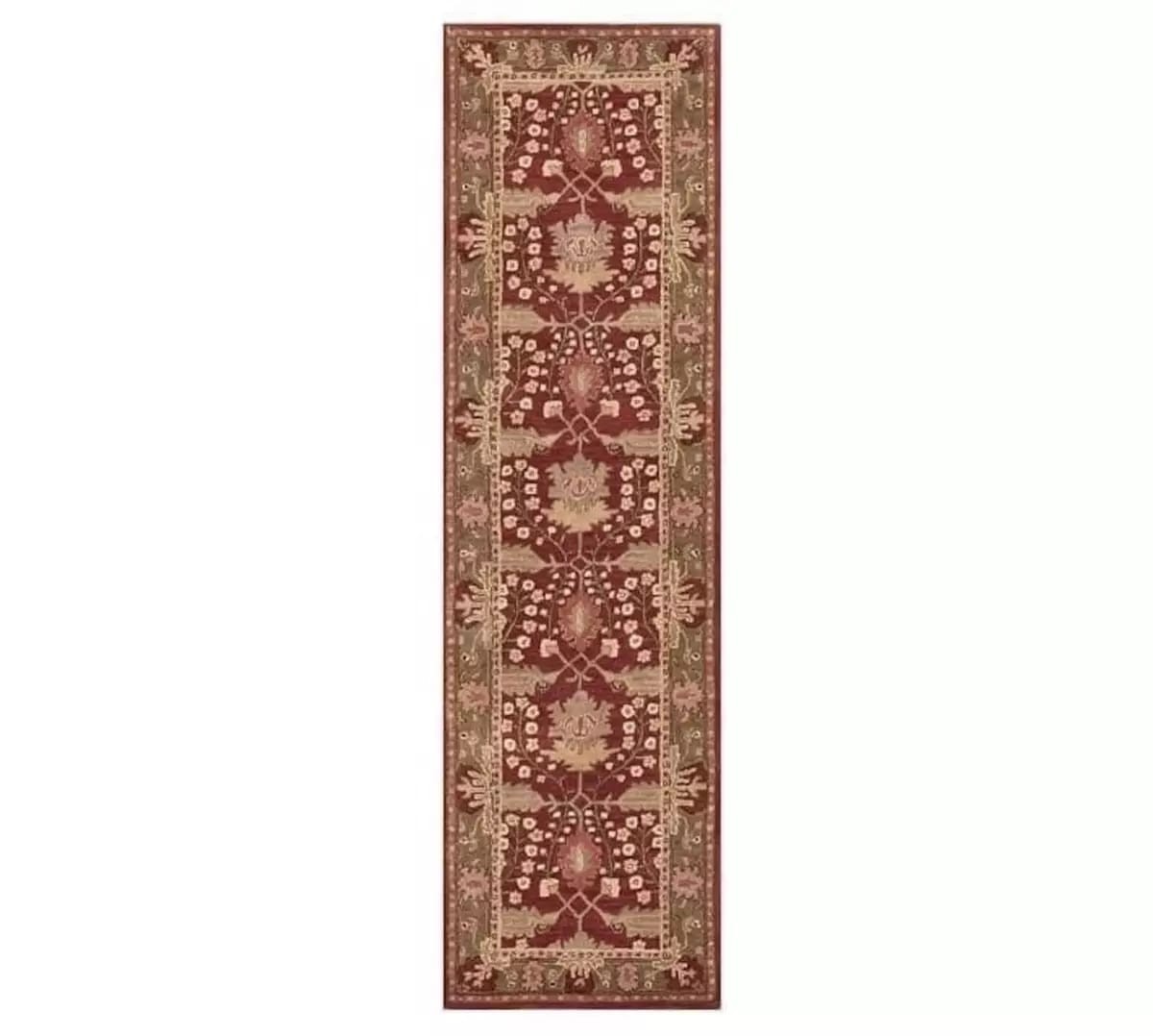 PB Franklin Multi Red Traditional Oriental Style Handmade Tufted 100% Woolen gallery