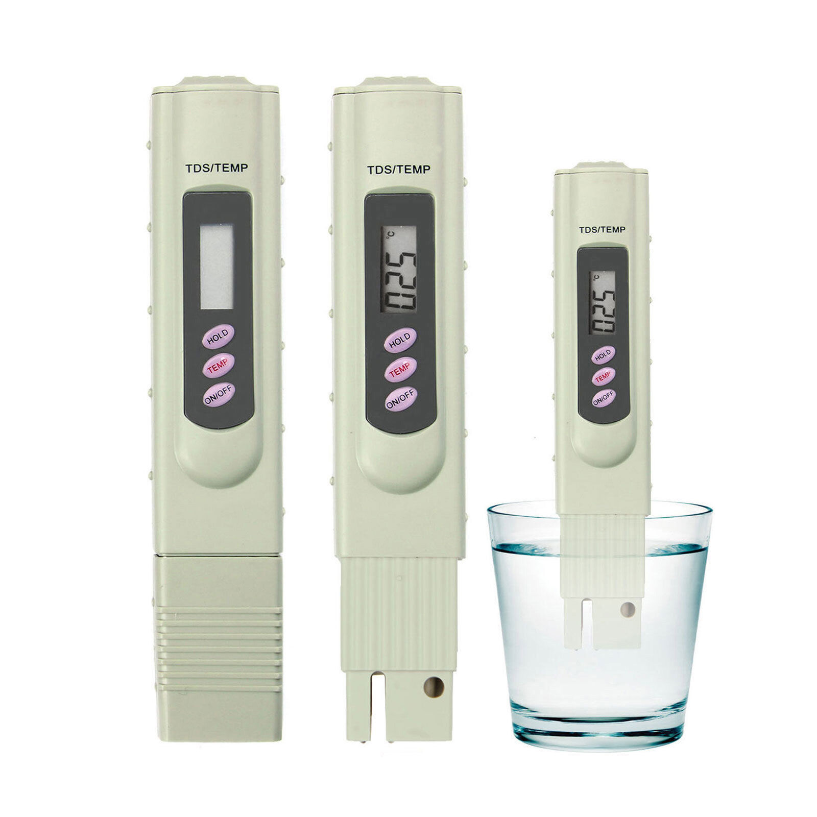 Handheld Water Quality Hardness Purity Digital LCD Meter 0-9990 PPM TDS TDS-3 gallery