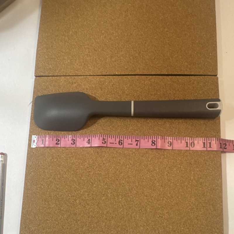 Calphalon Gray Plastic Spatula Cooking Utensil Solid Handle Single Item 0570417 gallery