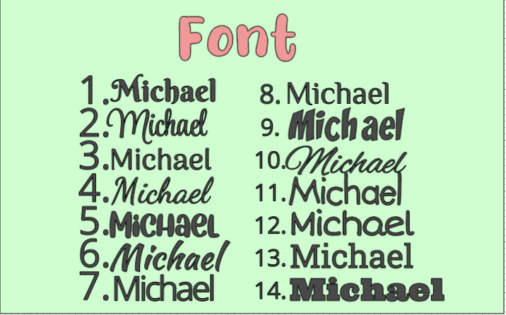 CUSTOM TEXT Vinyl Decal Tumbler Sticker Personalized Cup Name 5" length gallery