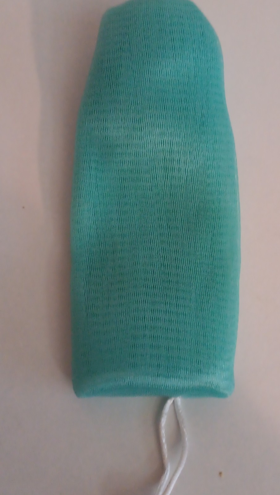Green Mesh Rectangular Drawstring Storage Bag, 15cm Height, Less Than 5x6in gallery