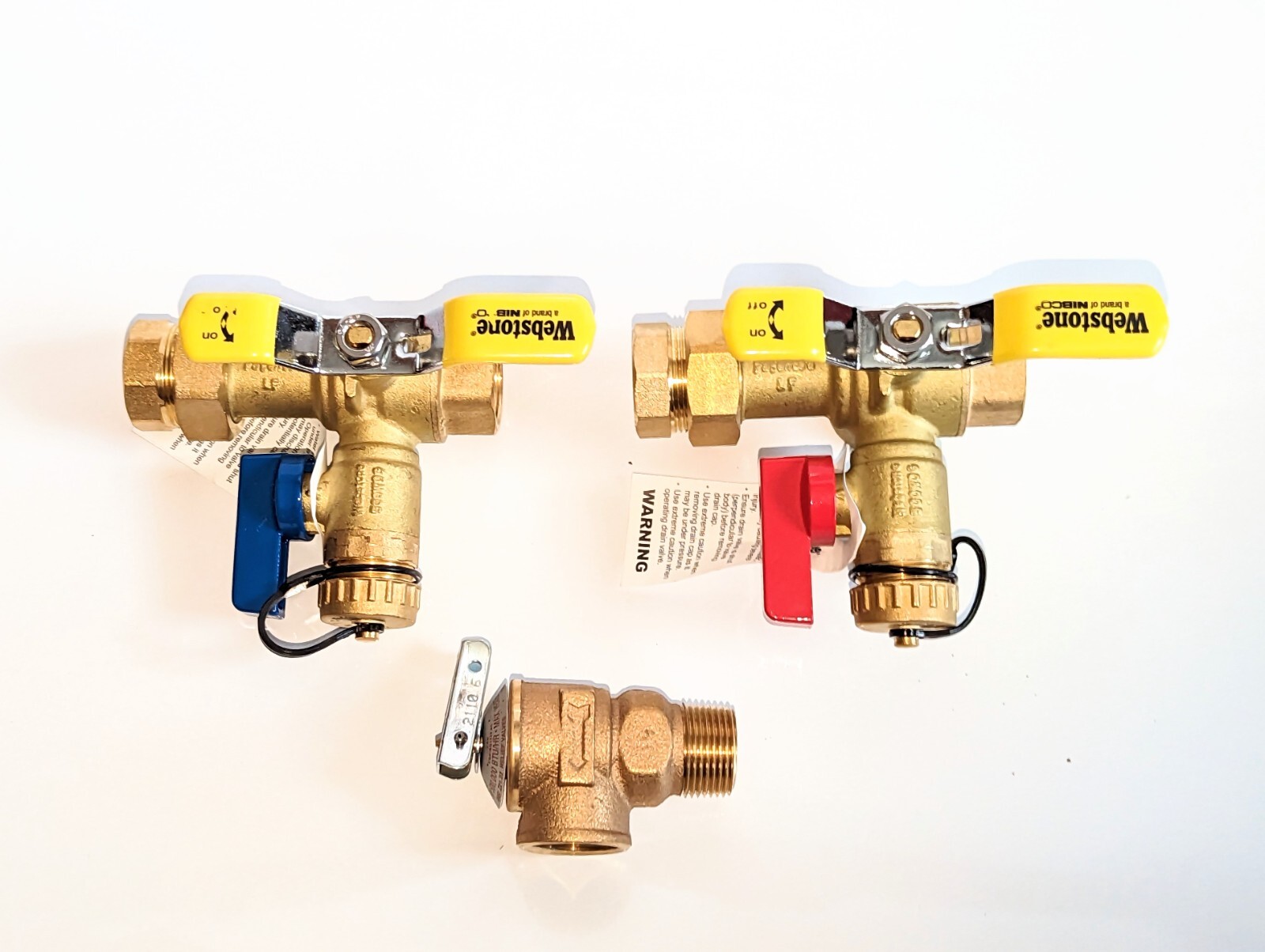 Webstone RTG20220AB Tankless Water Heater Service Valve Kit (1-Pk) 3/4" Rheem gallery