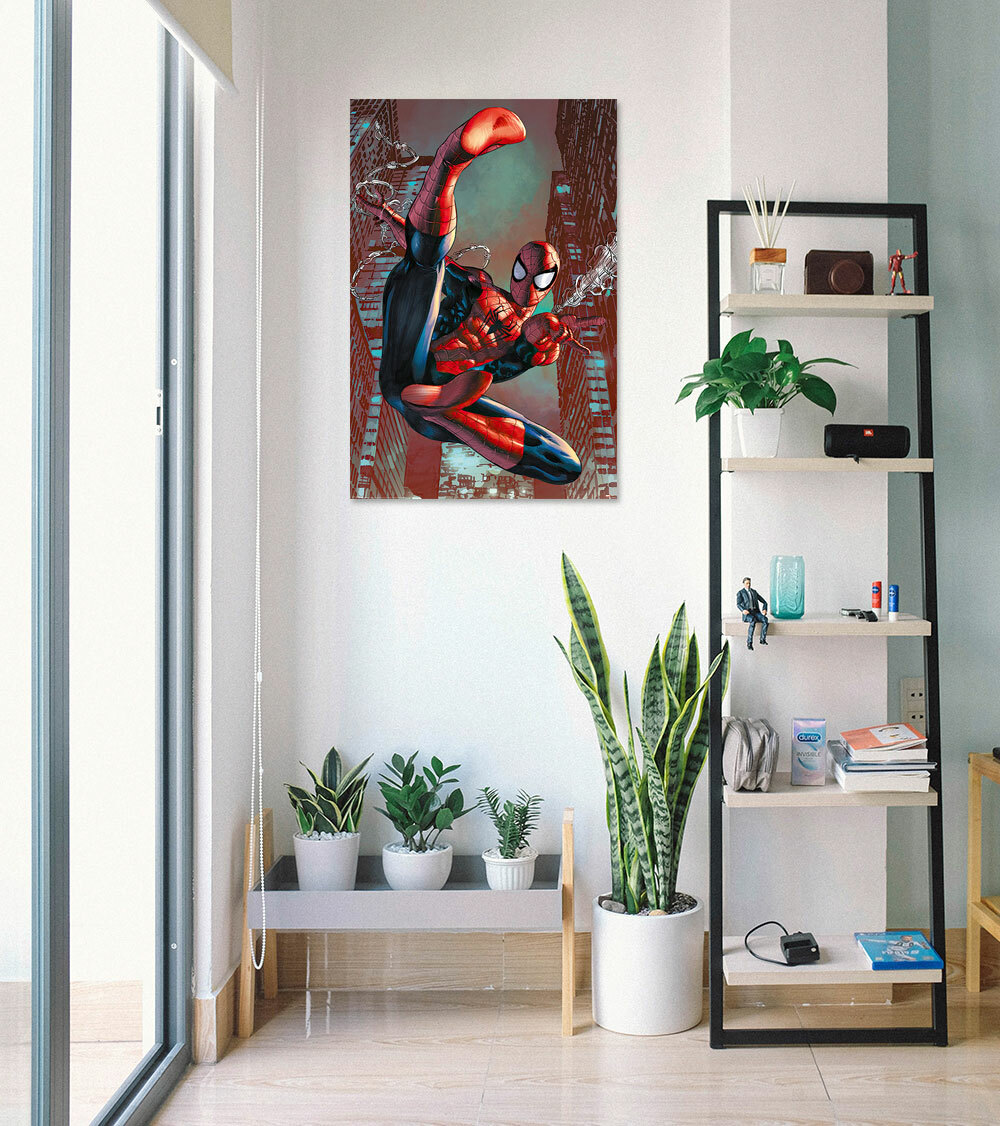 Spider-Man - Marvel Comics Poster / Print (Web Slinging) (Size: 24" X 36") gallery