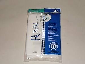 Royal Type B HEPA Synthetic Cloth Vacuum Cleaner Bags / 2 pack - Genuine AR10110 gallery