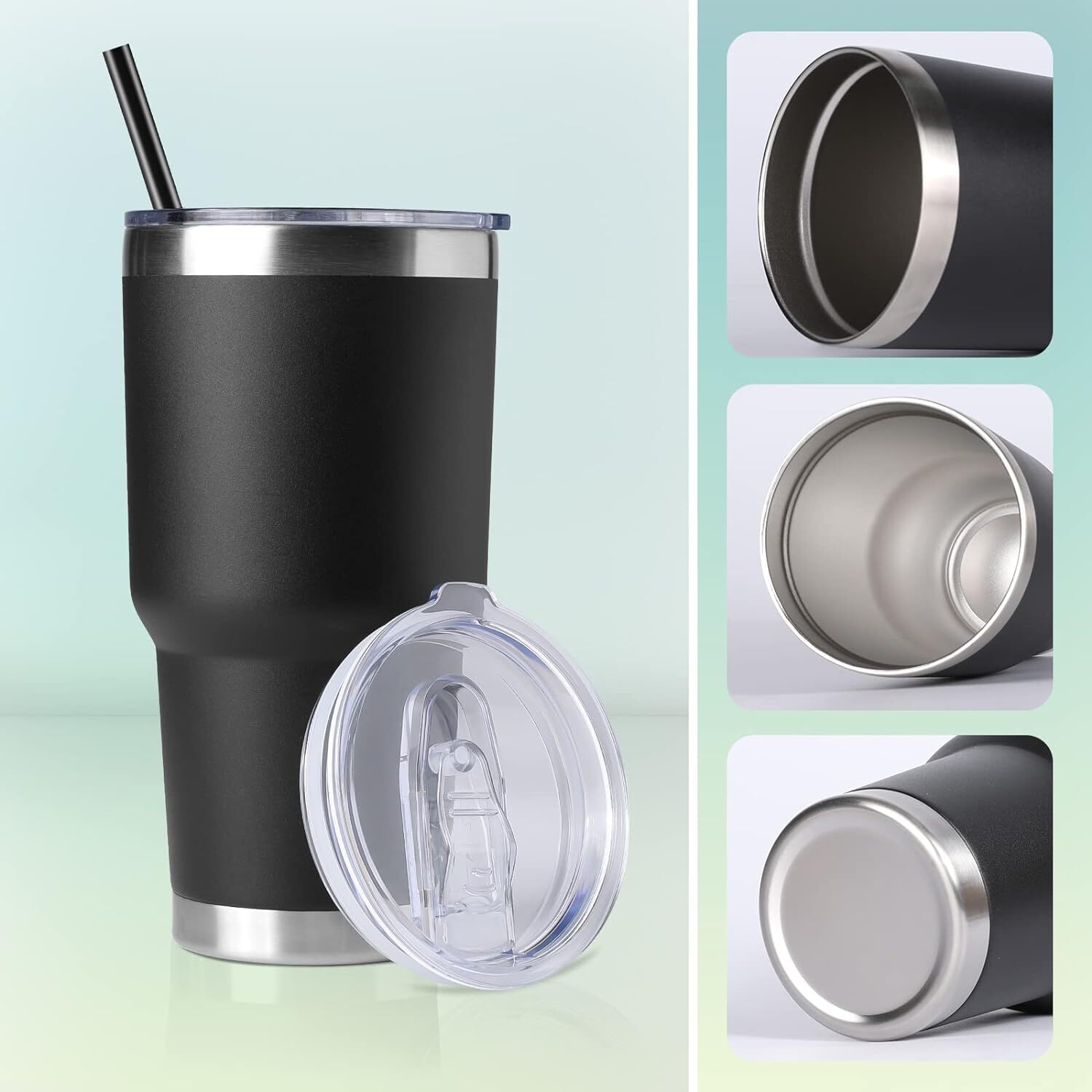 ENGRAVED Custom Personalized Your Name/Logo 30oz Water Coffee Mug Tumbler Gift gallery