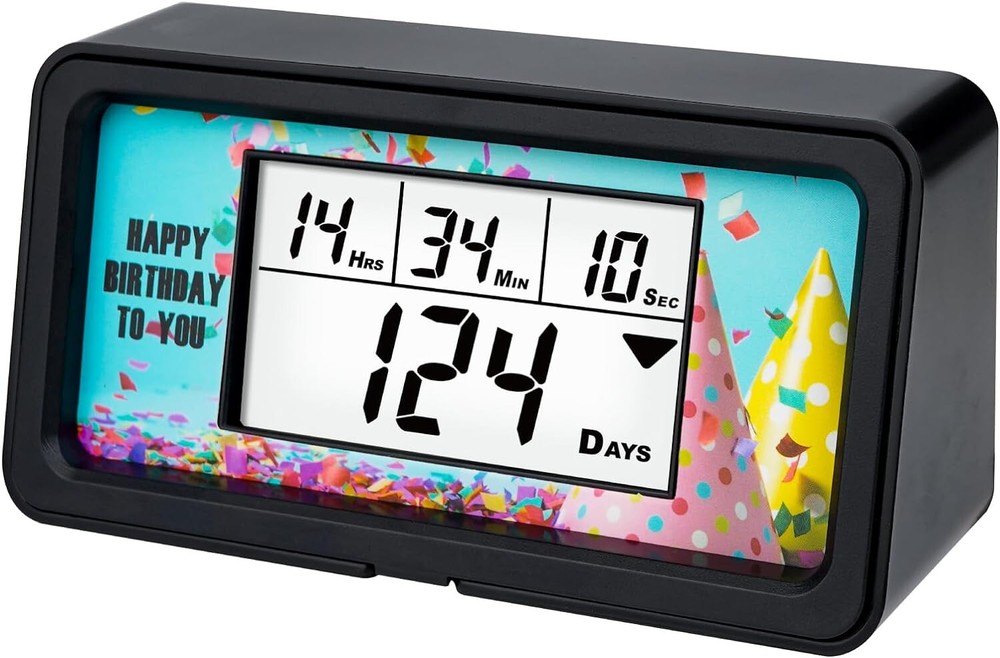 Digital Days Countdown,Events Countdown Timer,Count-up Tracking,Calendar&Clock