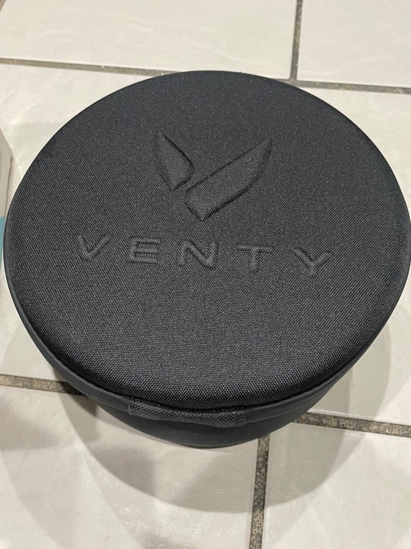 VENTY Portable Fan Wireless Battery Operated Fan 4 Speeds LED Lighting Ca... gallery