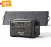 pecron F3000LFP Portable Power Station 3072Wh Solar Generator w/200W Solar Panel gallery