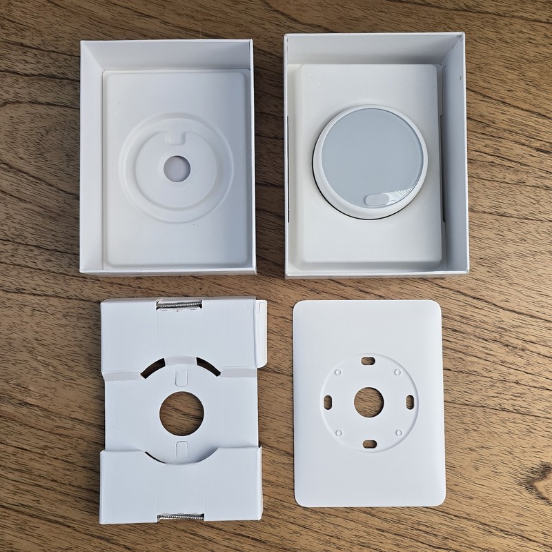 Google Nest Thermostat E White E360129 A0063 Base Wall Plate Box Tested gallery