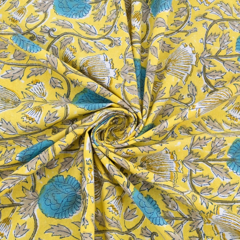 Hand Block Printed Tablecloth Cotton Table Cover Gift for Her Dining Tablecloth gallery