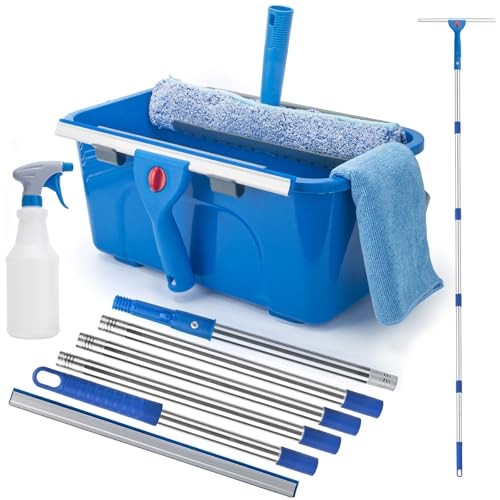 Window Cleaning Kit for Home and Commercial Use, 6 Ft Long Handle Professional gallery