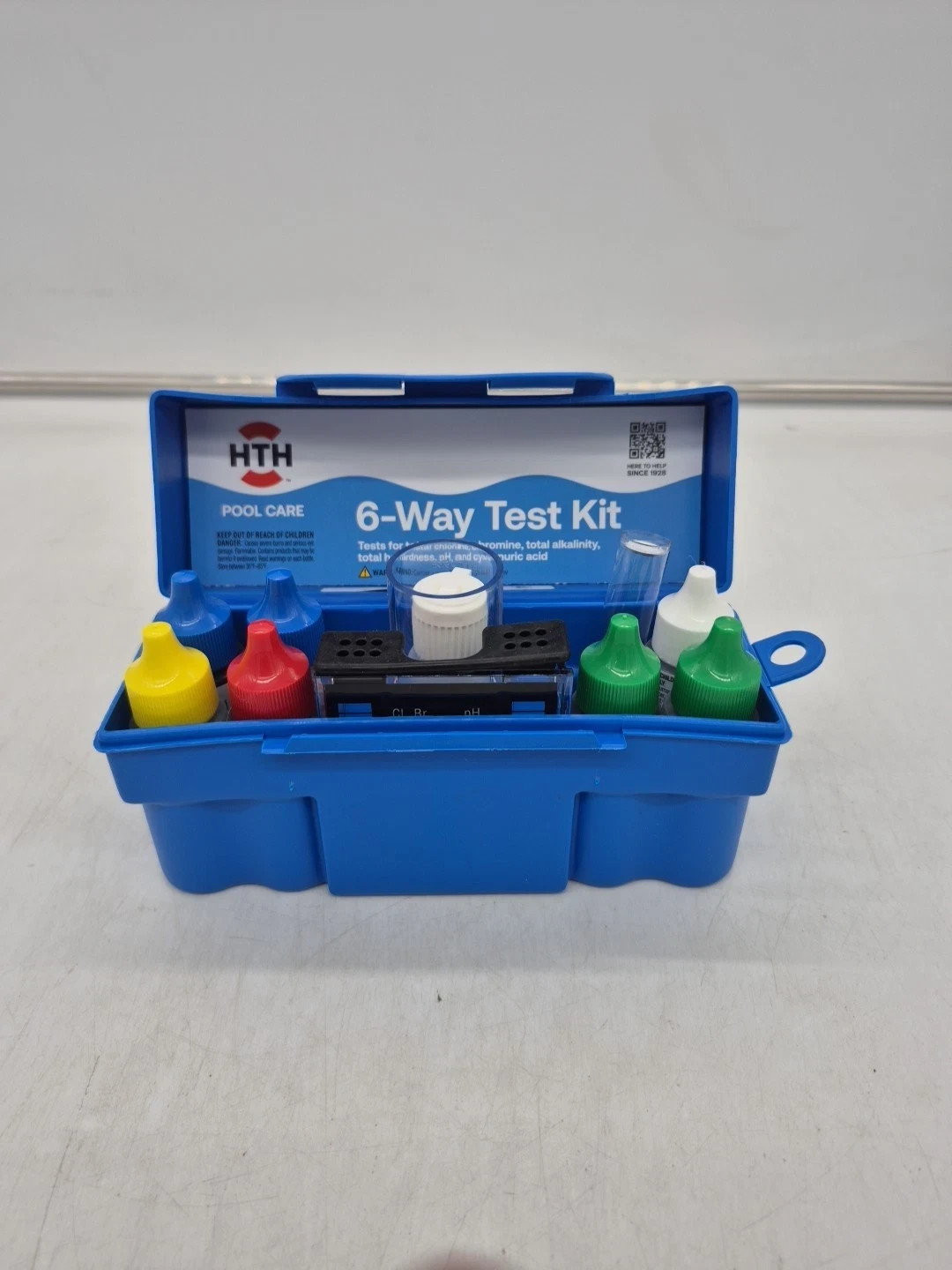 HTH Pool Care 6-Way Test Kit for Swimming Pools 100 Tests New In Box. gallery