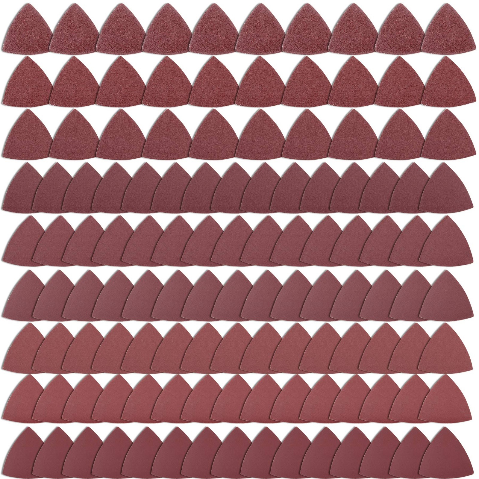 120 Pieces Triangular Sandpaper, Triangle Sanding Sheets Fit 31/8 Inch Oscill... gallery