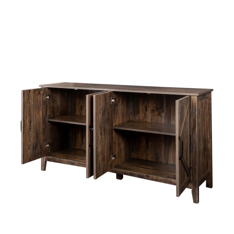 Rustic Sideboard Buffet Storage Cabinet Credenza Wooden Entryway Console Table gallery