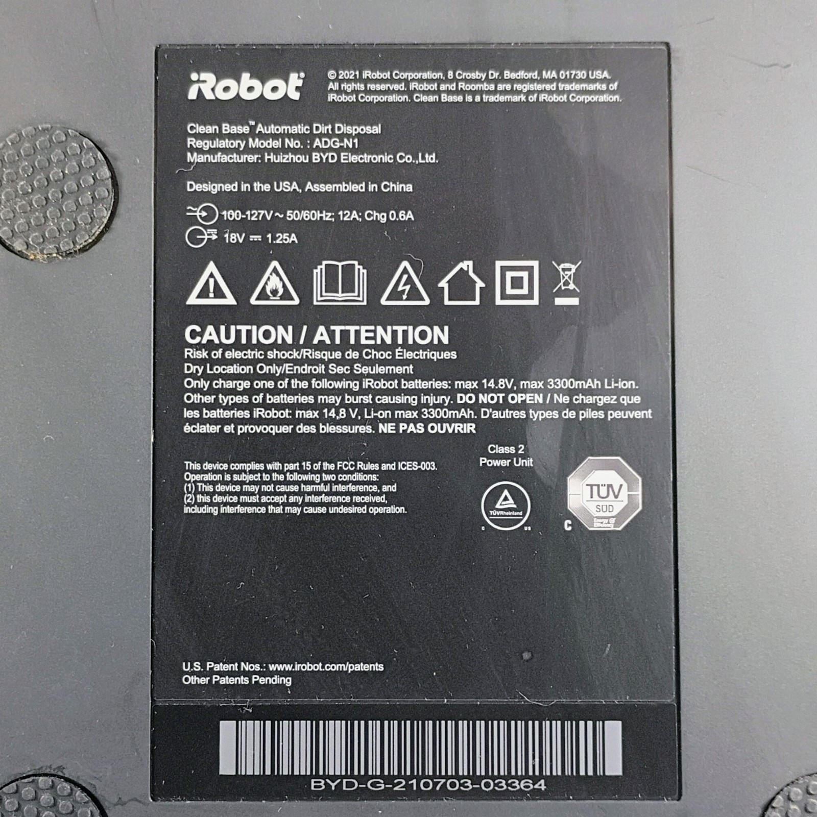 iRobot Roomba Automatic Clean Base ADG-N1 Main Circuit Board ONLY gallery