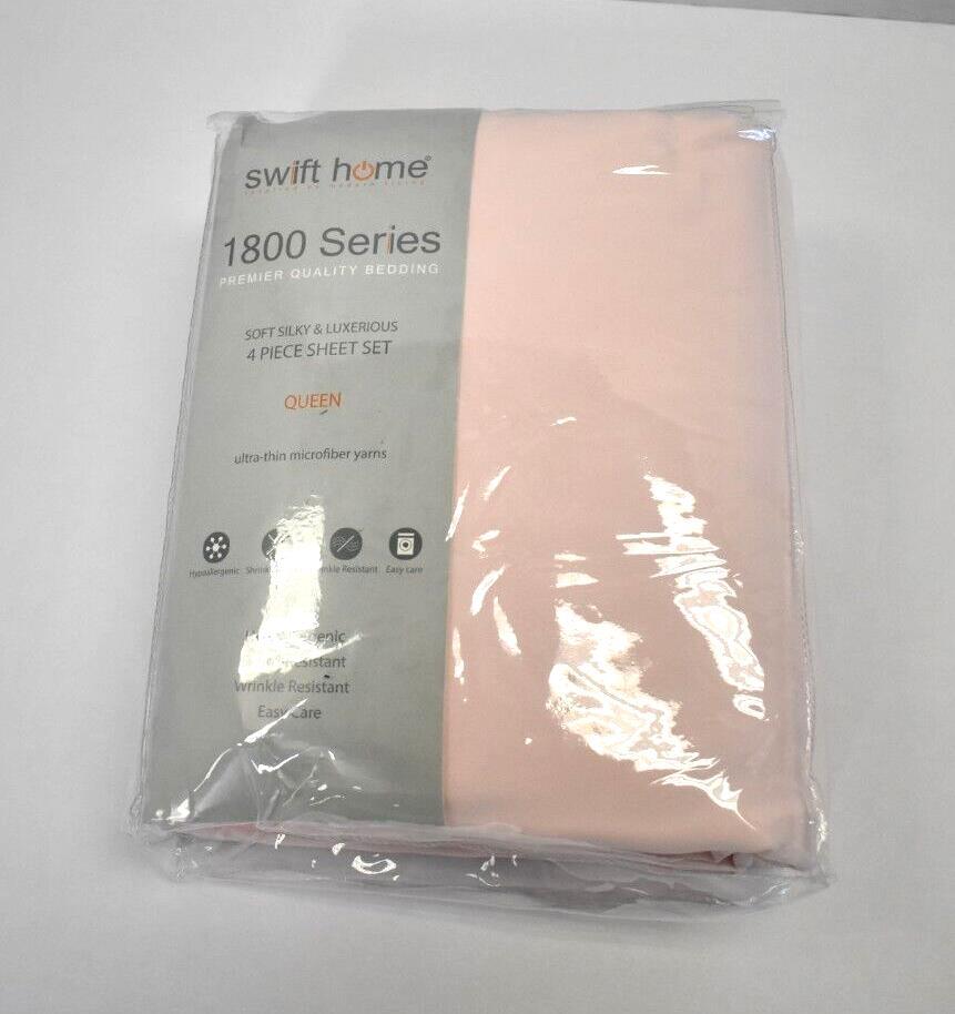 Swift Home Ultra Soft Microfiber Double Brushed Queen Size Sheet Set Bedding gallery