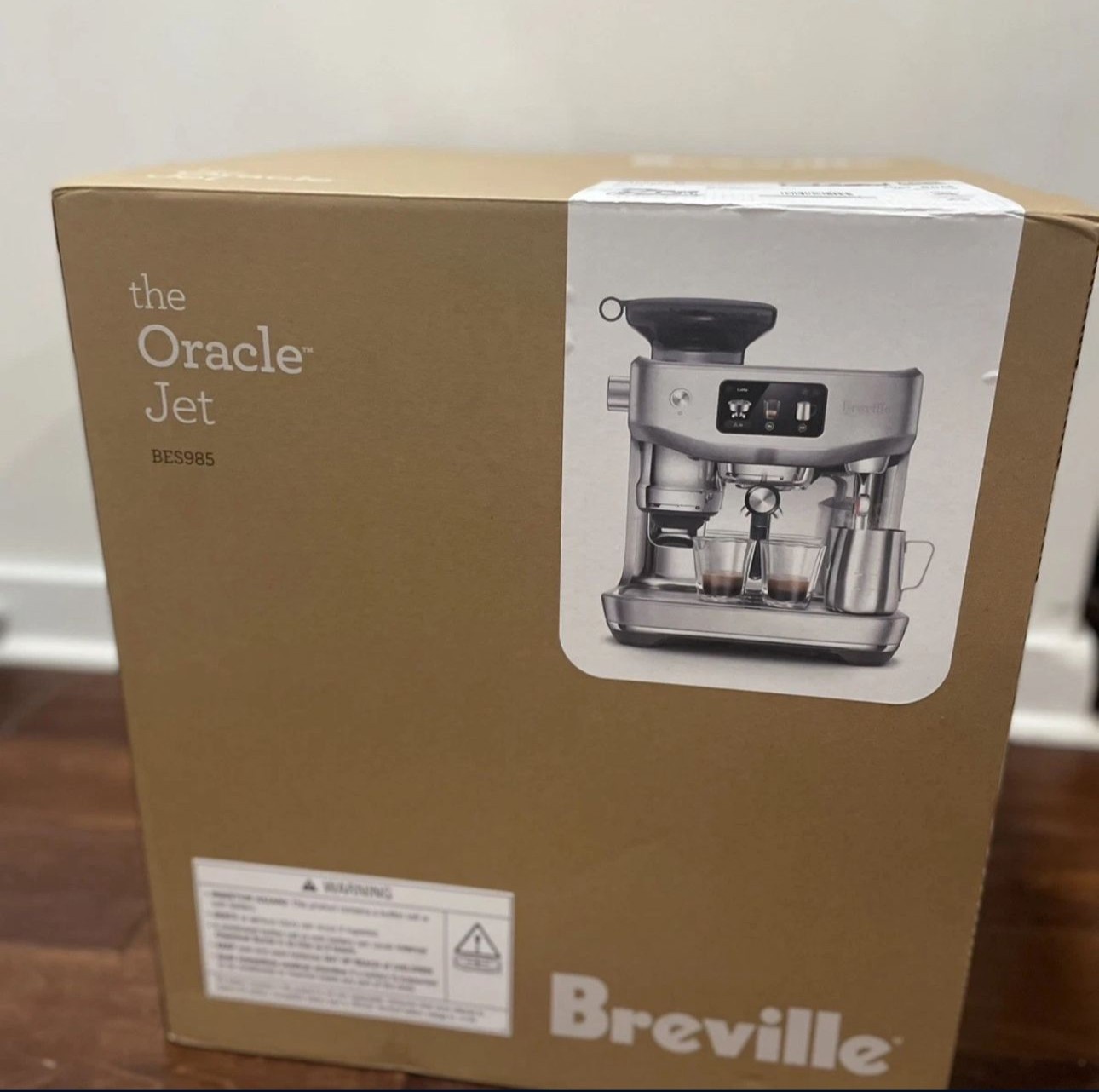 Breville Oracle Jet BES985 Espresso Machine - Brand New Sealed Silver/Stainless！ gallery