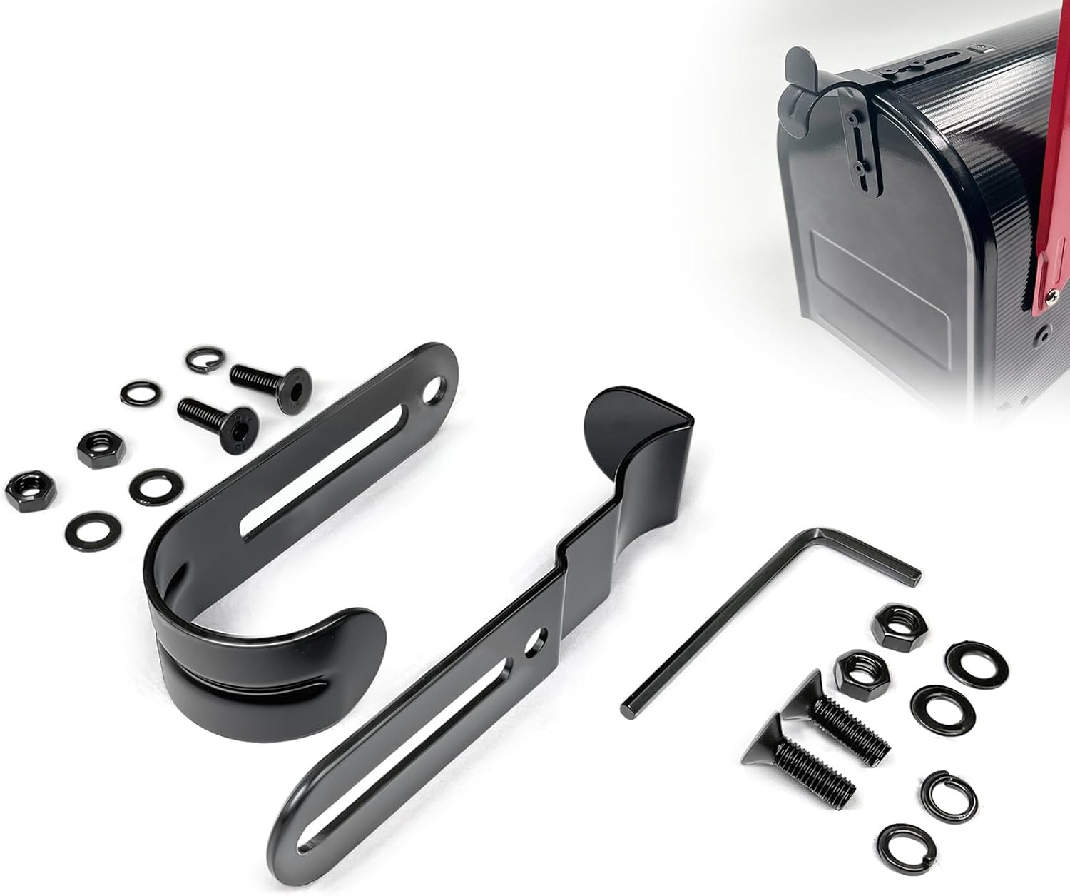 Mailbox Latch and Handle Kit with Screws & Tool – Heavy Duty Mailbox Door Repair gallery