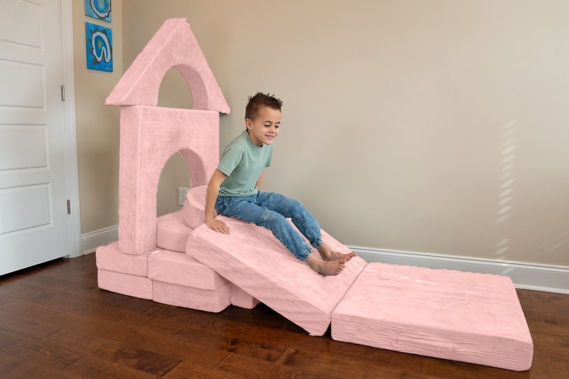 Kids Couch Sofa Toddler Modular Building Fort and Play Set Foam (14-Pieces) gallery