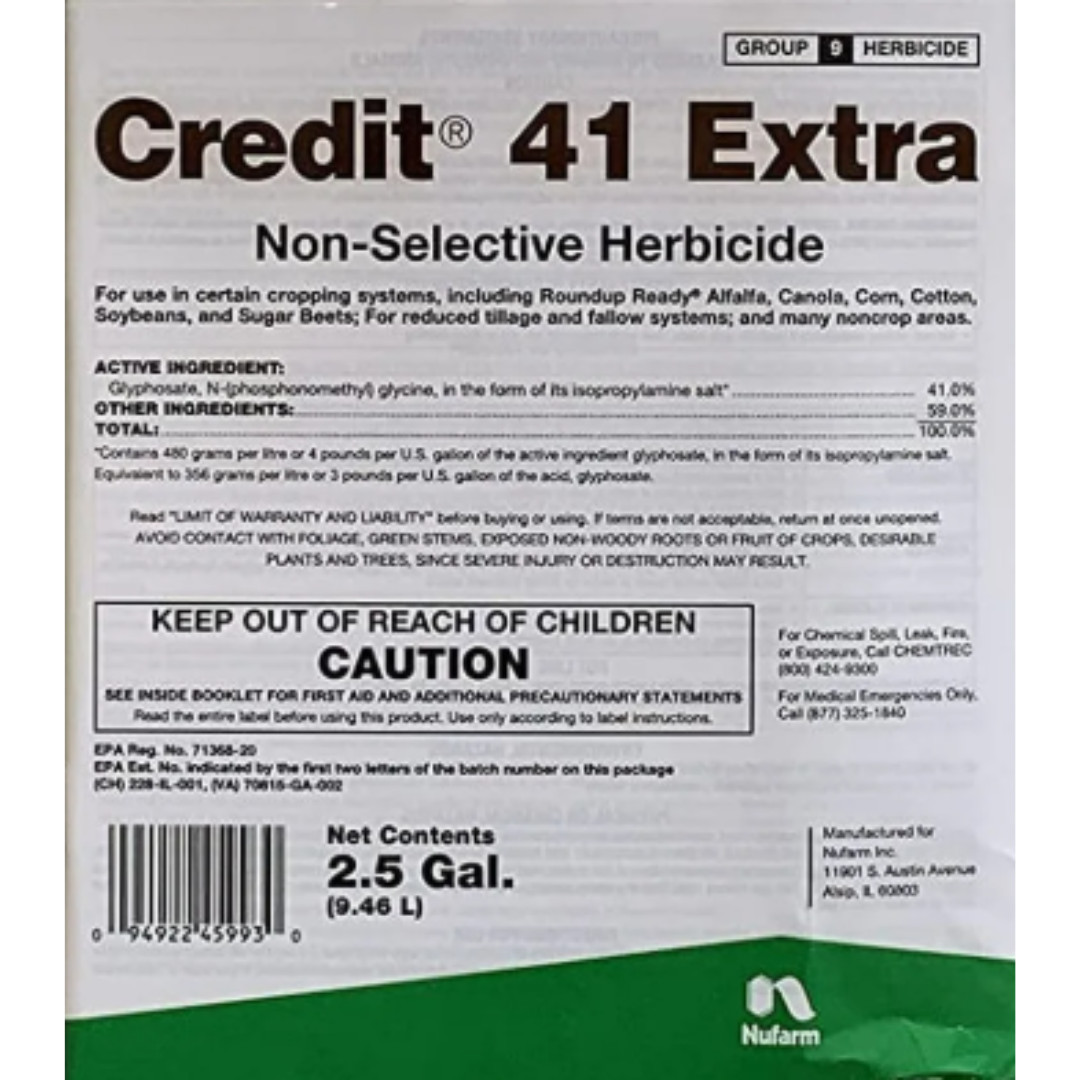Credit 41 Extra Herbicide 2.5 gallons gallery