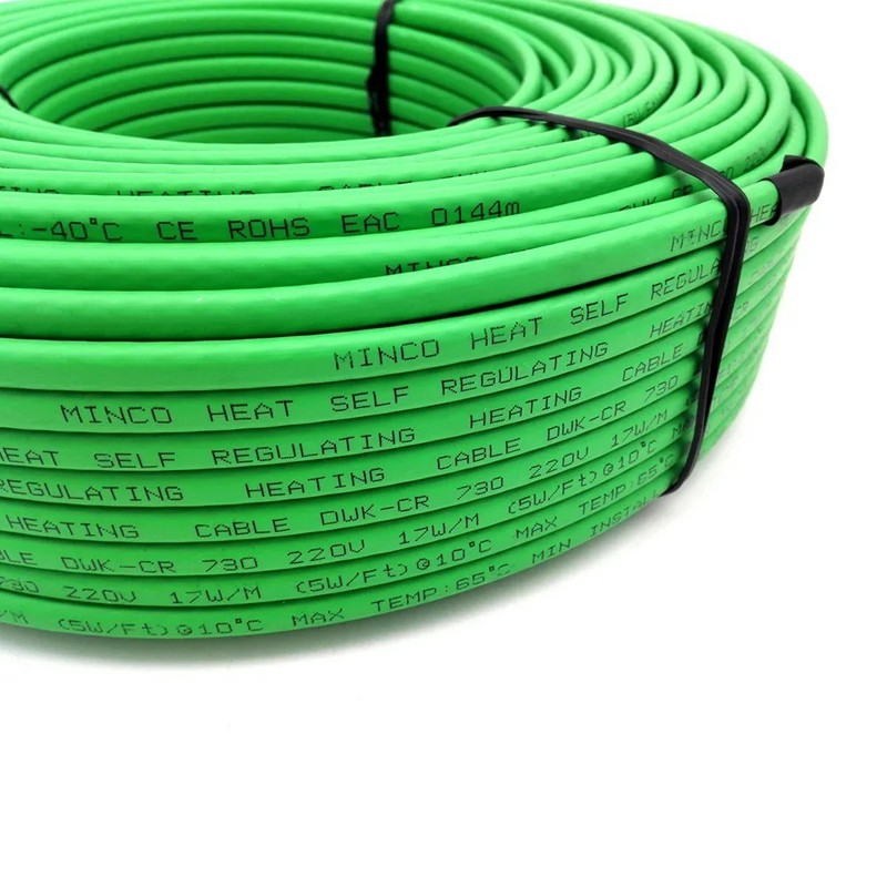 Self Regulating Heating Cable 110V 220V 1-30m 17W/m Pipe Anti Freeze Protection gallery
