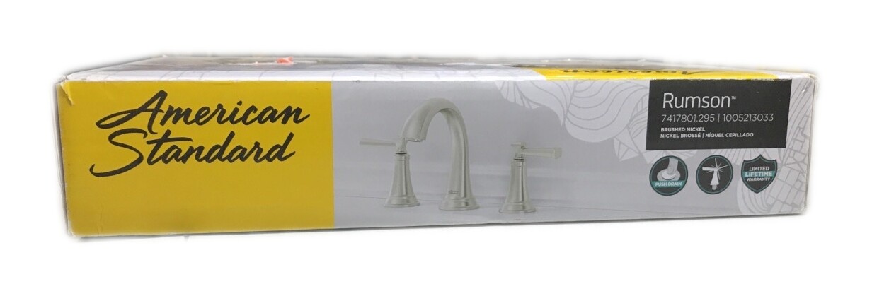 American Standard Rumson 8 in Widespread 2-Handle Bathroom Faucet Brushed Nickel gallery