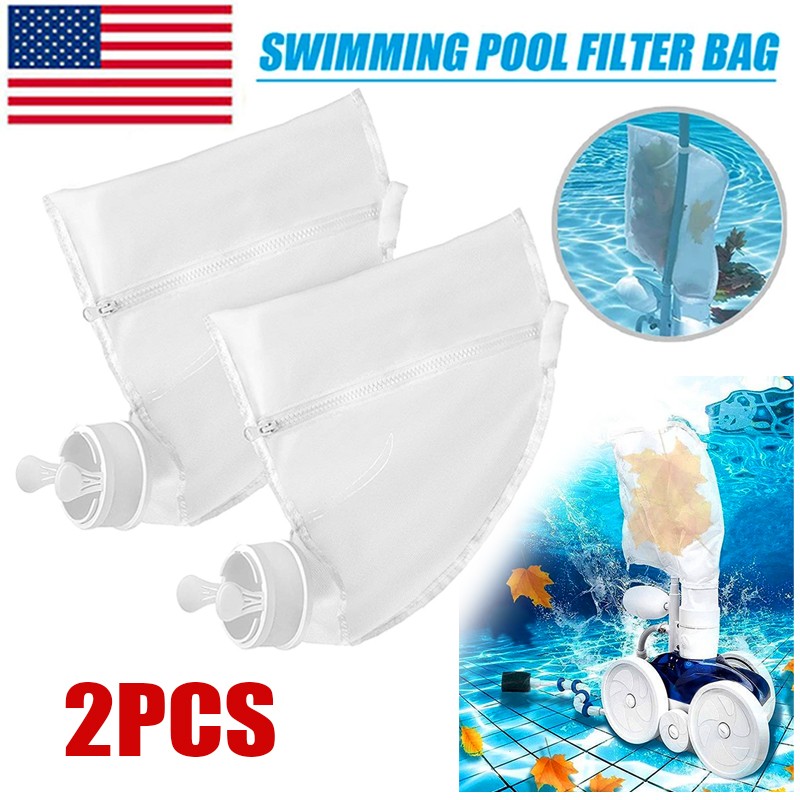 2Pcs Pool Cleaner Bags Nylon Mesh Filter Bag for Polaris 280 480 Part K13 K16 gallery