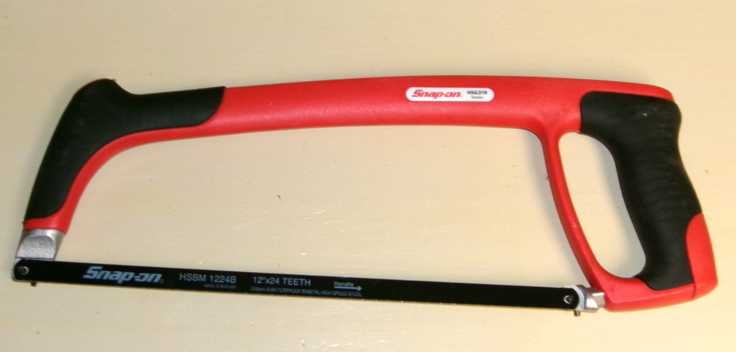 SNAP-ON HSG319 Bi-Metal Hack Saw, Soft Grip Handle. gallery