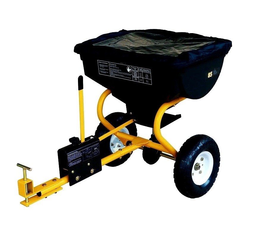 85 lb Tow Behind Broadcast Spreader Lawn Tractor Fertilizer Seed Salt ATV gallery