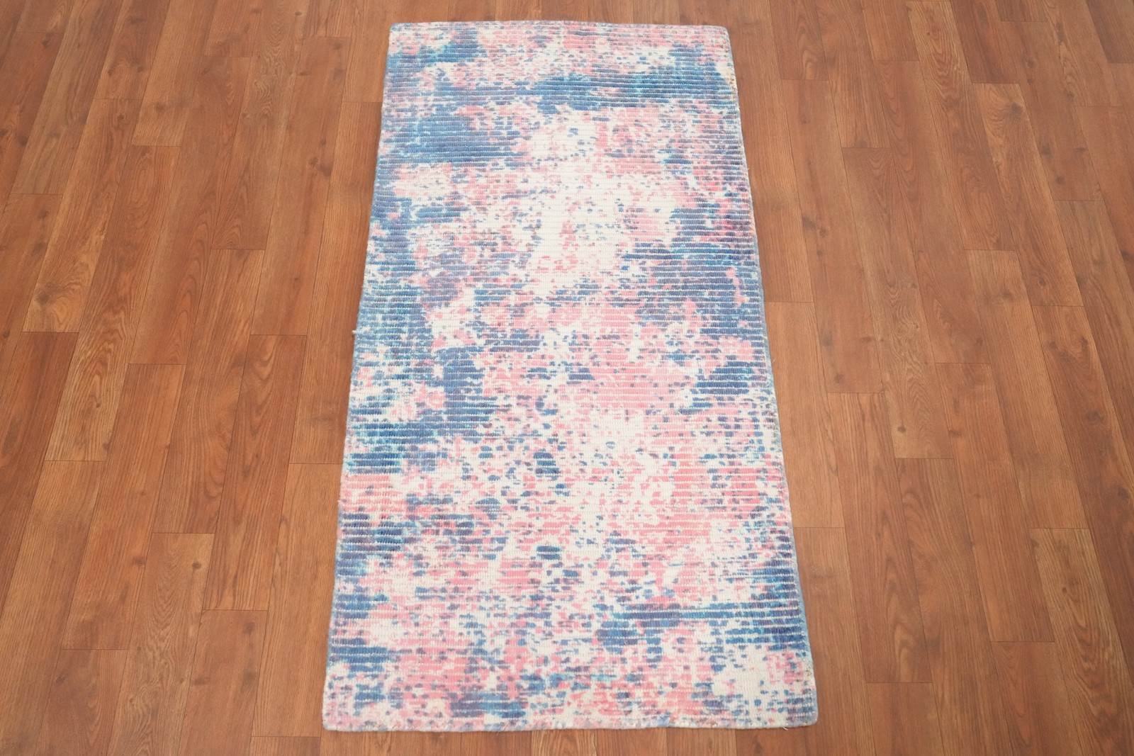 Abstract Modern Accent Rug 2x4 Handmade Oriental Carpet for Foyer gallery