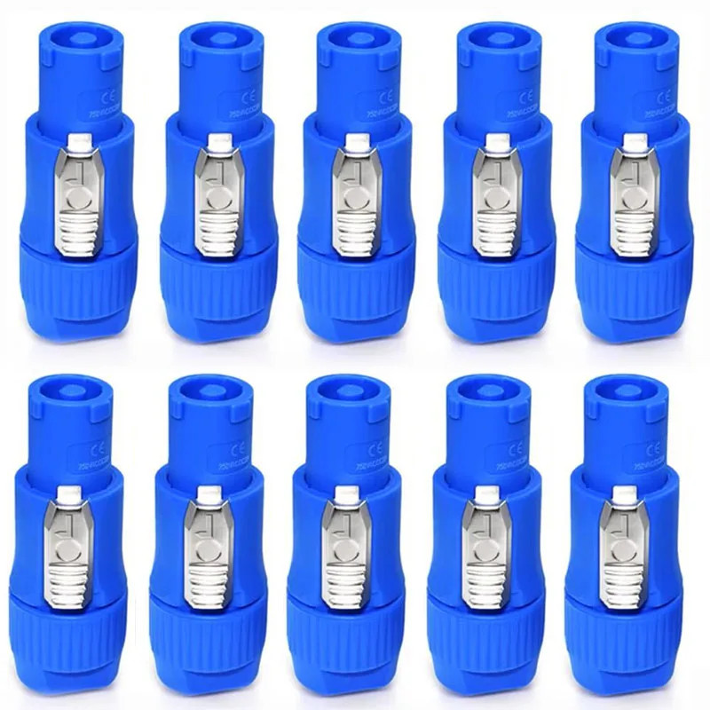 10Pcs 3Pin Powercon XLR Connector 20A Power Plug Power Socket NAC3FCA NAC3MPA NA gallery