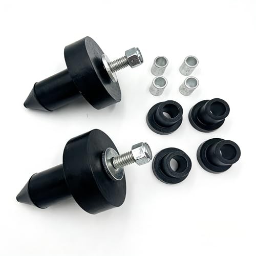 Hood Pin Bushing Poly Kit for Kenworth T660 T800 W900, 2 Pack, Black and BLACK gallery