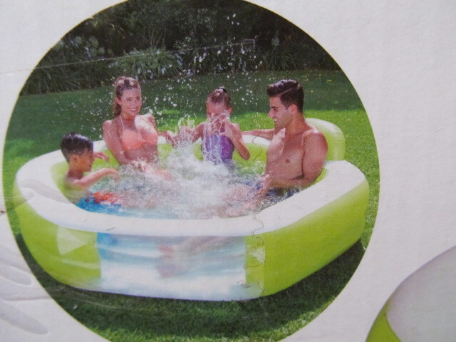 Summer Waves 6 ft Long Hexagonal Pool with See-Through Window, Green gallery