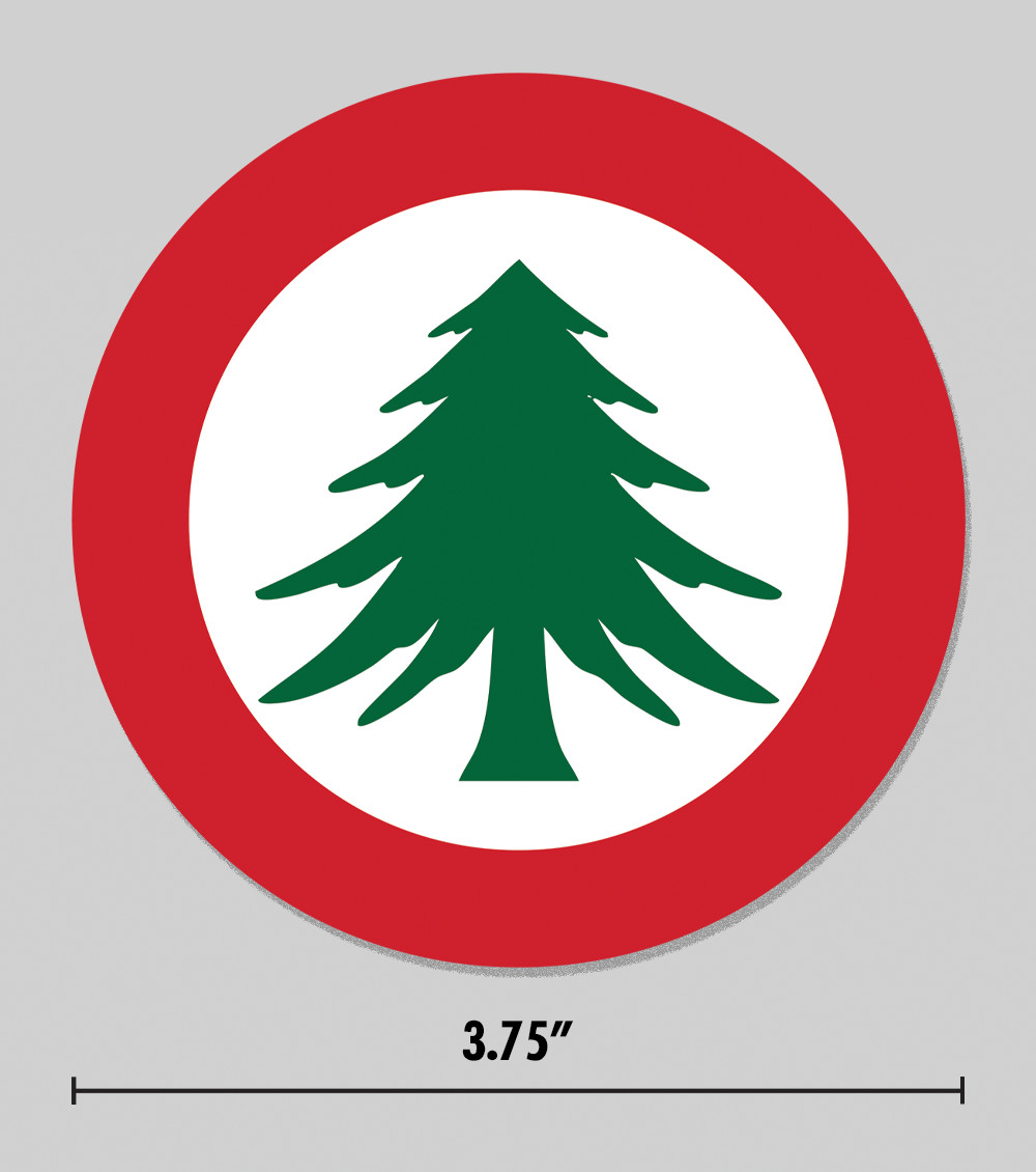 New England Sticker Independence Republic of New England Round 3.75" Vinyl Decal gallery