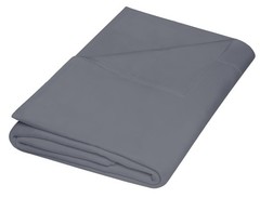 Queen Flat Sheet Only 1 Pack, Durable Dark Gray Bed Sheets Hypoallergenic Sof…