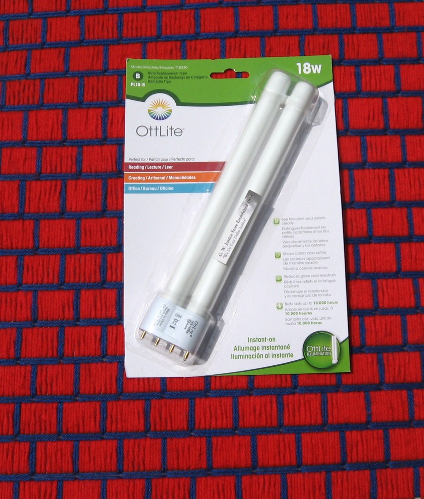 genuine OTT-LITE fluorescent 18w light bulb 930lm lamp 4 pin type B new PL18-B