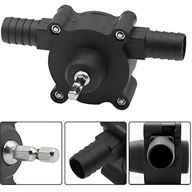 Hand Electric Drill Pump Self-Priming Pump Household Small Water Drill Drive Kit gallery