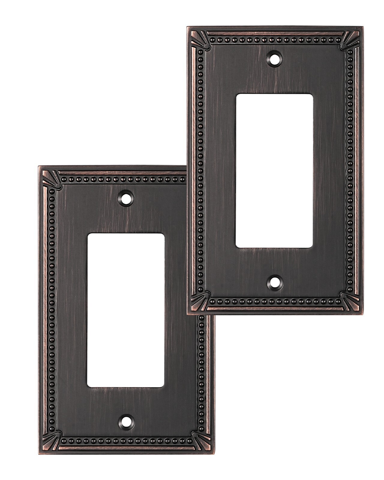 DEWENWILS Wall Plate Switch Plate Outlet Cover, Aged Bronze Single Decorat 2 PK gallery