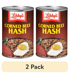 (2 pack) Libby’s Corned Beef Hash, 37g Protein Per Serving, Canned Food, 15 oz.