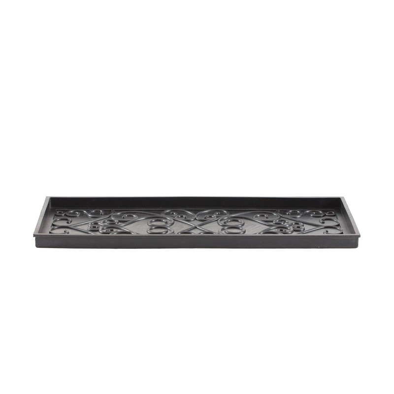 Natural Rubber Boot Tray W/ Coir Insert Heavy Duty Outdoor Use Puddle Catcher gallery