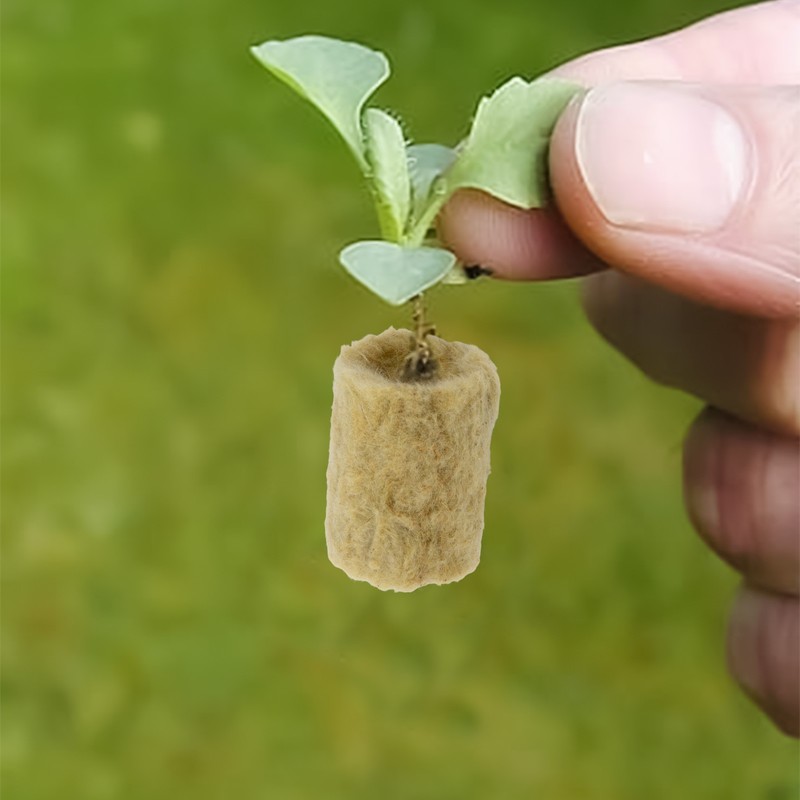 Plant Growth Optimizing Rock Wool Substrate Size 27x20 mm with Multiple Options gallery