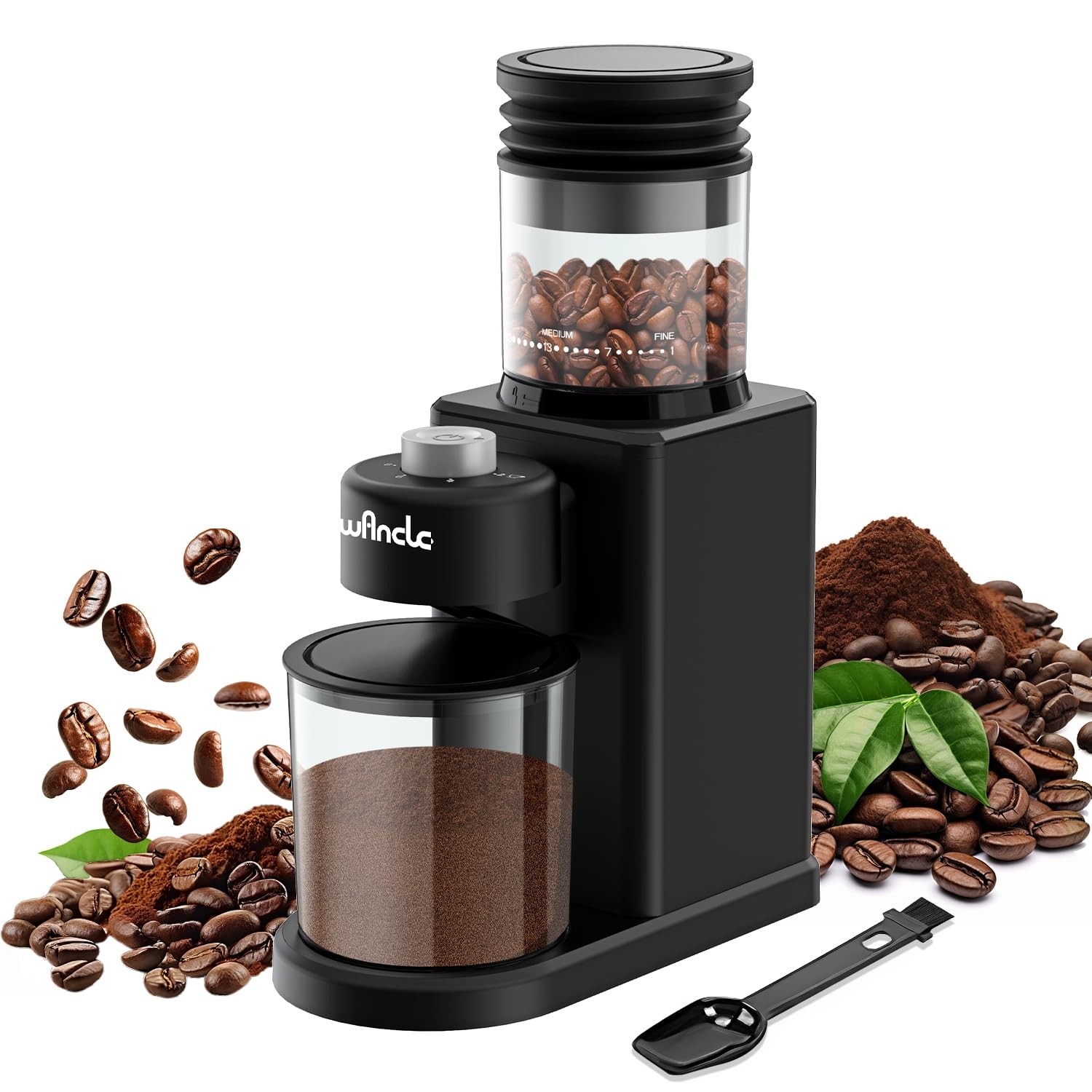 Wancle Conical Burr Coffee Grinder Electric - 200W Compact Automatic Coffee B... gallery
