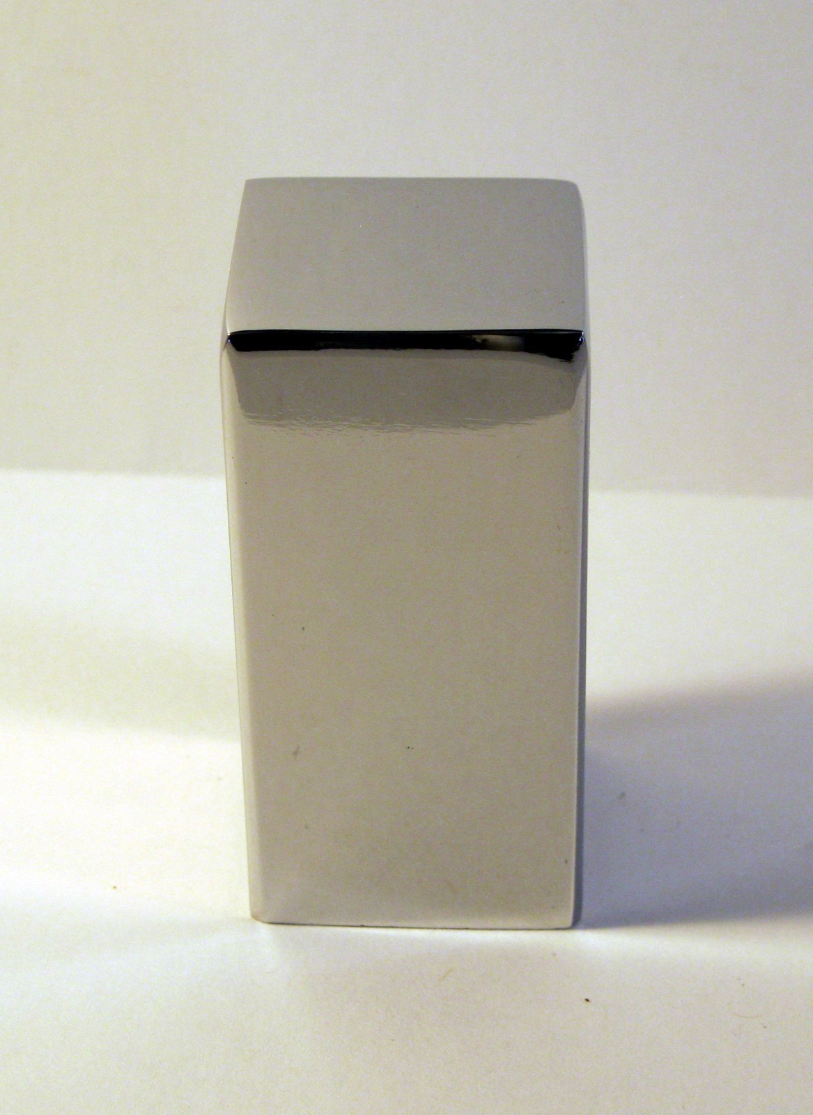Lamp Finial, Metal Lamp Finial-RECTANGLE CUBE-Chrome finish gallery