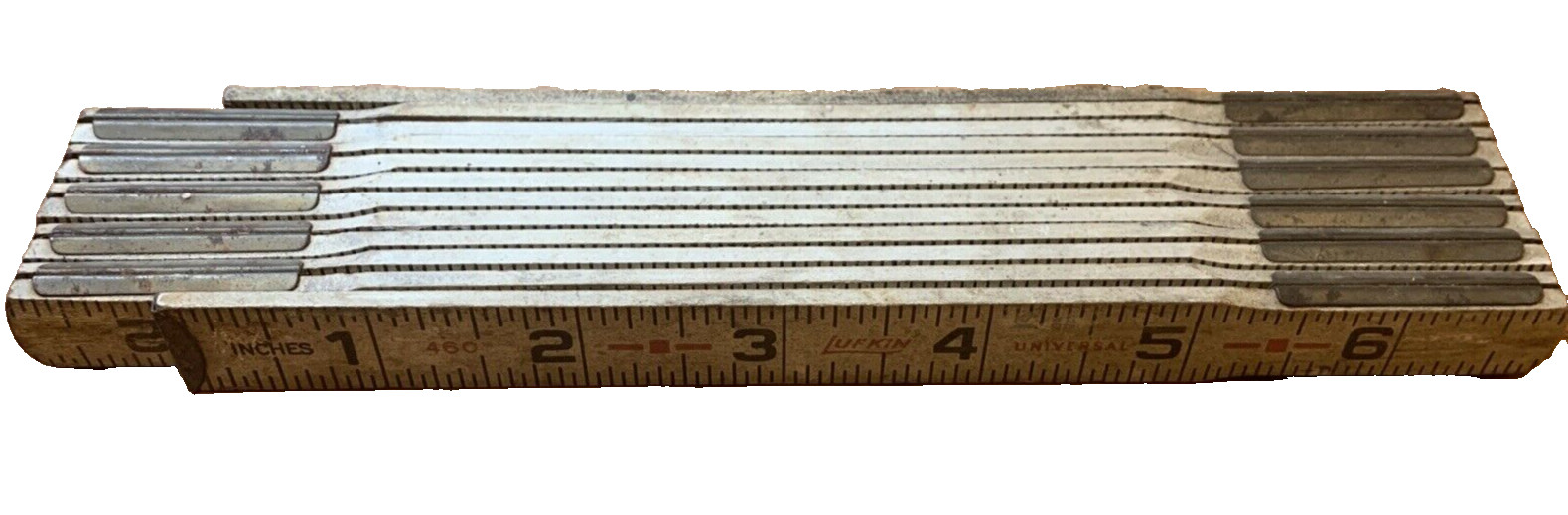 Engineering ruler measuring tape folding lufkin rugged wood red end PLUMBER gallery
