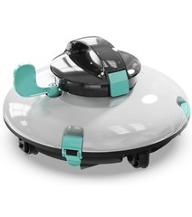 Cordless Robotic Pool Cleaner, Vacuum 70 Mins Runtime/15KPa Suction/Self-Parking