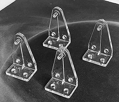 10 Pcs Hold Down Brackets for 1 Inch Mini Blinds Bottom Rail Hold Clips gallery