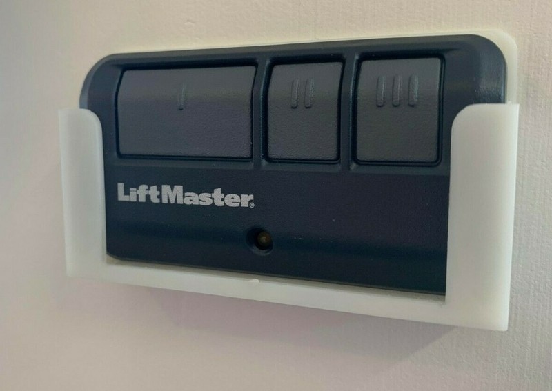GARAGE DOOR WIRELESS WALL BUTTON WHITE MOUNT FOR CHAMBERLAIN LIFTMASTER OPENER gallery