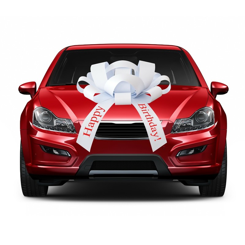 Large Happy Birthday Car Bow, No Assembly Necessary, Giant Birthday Bow for Car gallery