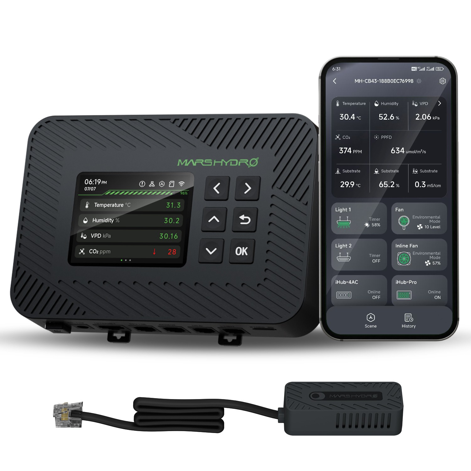 2025 New Mars Hydro iControl Smart Environmental Grow Room Controller w/WiFi App gallery